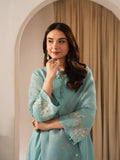 Blue Tehzeeb Libaas Lawn Embroidered Stitched 3-Piece Suit-ZarnaabTehzeeb Libaas Lawn Embroidered Stitched 3-Piece Suit-Zarnaab