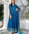 Manahil Arts Chiffon Embroidered Stitched 3-Piece Suit-Kurti 106-Zinc