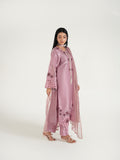 Arshman's Sheesha Silk Embellished Stitched 3-Piece Suit-ARS-033 Blush Aura