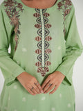 Arshman's Lawn Embroidered Stitched 2-Piece Suit-ARS-038 Mint Breeze