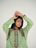 Arshman's Lawn Embroidered Stitched 2-Piece Suit-ARS-038 Mint Breeze