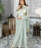 Manahil Arts Chiffon Embroidered Stitched 3-Piece Suit-Kurti 099-Aqua