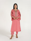 Pink-Arshman's Lawn Embroidered Stitched 2-Piece Suit-ARS-039 Gul e Nazuk