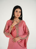 Pink-Arshman's Lawn Embroidered Stitched 2-Piece Suit-ARS-039 Gul e Nazuk