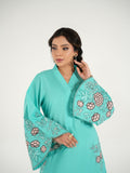 Blue-Arshman's Lawn Embroidered Stitched 2-Piece Suit-ARS-041-Sky Glow