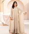 HEM Chiffon Embroidered Maxi-Kashish-Beige