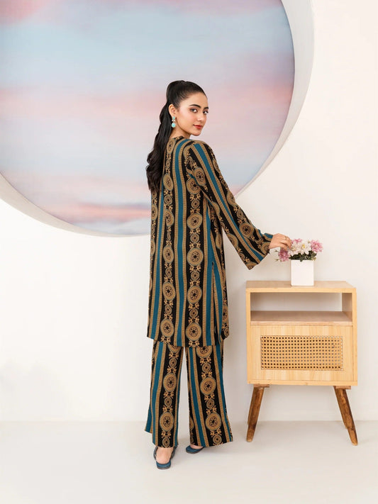 Black Manahil Arts Marina Printed Co-Ord Set-Marina-02