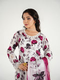 Arshman's Lawn Embroidered Stitched 3-Piece Suit-ARS-044 Flora Dream