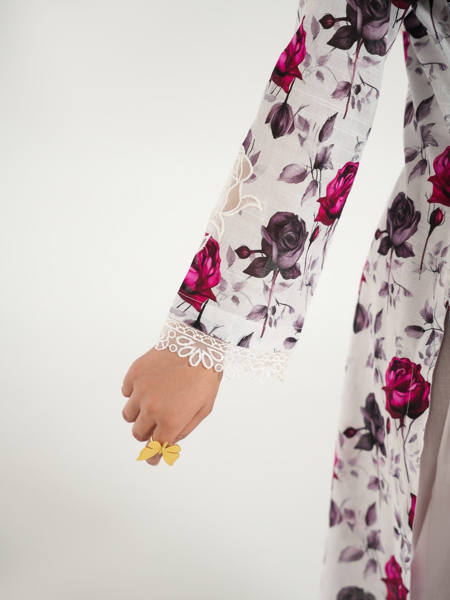 Arshman's Lawn Embroidered Stitched 3-Piece Suit-ARS-044 Flora Dream