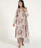 Arshman's Lawn Embroidered Stitched 3-Piece Suit-ARS-045 Khaki Noor