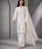 HEM Cotton Embroidered Stitched 3-Piece Suit-Ivory Gold Grace