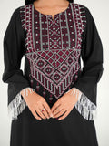Black-Arshman's Lawn Embroidered Stitched 2-Piece Suit-ARS-046 Afghan Luxe
