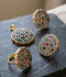 Orya Jewellery Gold Zircon Jewellery Set-Multi S18