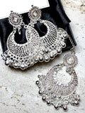 Silver Orya Jewellery Maang Tikka and Earrings Set
