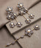 Orya Jewellery Maang Tikka Earrings Set-Pearl S19