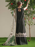 Black Binilyas Jojo Summer'26 Lawn Embroidered Unstitched 3-Piece Suit-762