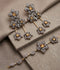 Orya Jewellery Maang Tikka Earrings Set-Amber S20
