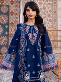 Blue-Parishay Dil e Raqsam Lawn'26 Embroidered Unstitched 3-Piece Suit-DQ-04