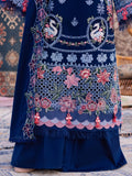 Blue-Parishay Dil e Raqsam Lawn'26 Embroidered Unstitched 3-Piece Suit-DQ-04