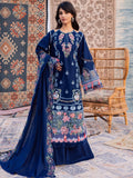 Blue-Parishay Dil e Raqsam Lawn'26 Embroidered Unstitched 3-Piece Suit-DQ-04