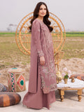 Pink-Parishay Dil e Raqsam Lawn'26 Embroidered Unstitched 3-Piece Suit-DQ-05