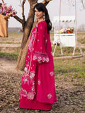 Pink-Parishay Dil e Raqsam Lawn'26 Embroidered Unstitched 3-Piece Suit-DQ-06