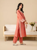 Pink Stylish Collection Mahani Lawn Cotton Embroidered Stitched 2-Piece Suit-Maria