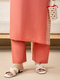 Pink Stylish Collection Mahani Lawn Cotton Embroidered Stitched 2-Piece Suit-Maria