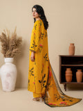 Yellow Stylish Collection Mahani Silk Grip Printed Stitched 3-Piece Suit-Marigold