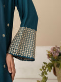 Cream Stylish Collection Mahani Lawn Embroidered Stitched 3-Piece Suit-Yasmeen