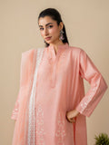 Pink Stylish Collection Mahani Lawn Embroidered Stitched 3-Piece Suit-Vaneeza