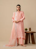 Pink Stylish Collection Mahani Lawn Embroidered Stitched 3-Piece Suit-Vaneeza