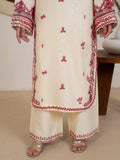 Cream Stylish Collection Mahani Lawn Embroidered Stitched 3-Piece Suit-Lavella