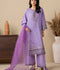 Stylish Collection Mahani Lawn Embroidered Stitched 3-Piece Suit-Lavender