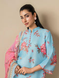 Blue Stylish Collection Vesper Lawn Printed Stitched 3-Piece Suit-Bareen