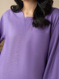 Lilac Stylish Collection Wesper Linen Stitched 3-Piece Suit-Lilac Orchid