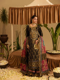 Black Sara Jahan Rang e Bahar Chiffon Embellished Lehenga Set-SJ-1039