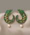 Orya Jewellery Earrings-Emerald Green E65