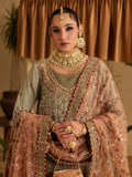 Green Sara Jahan Rang e Bahar Chiffon Embellished Stitched 4-Piece Suit-SJ-1066