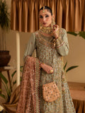 Green Sara Jahan Rang e Bahar Chiffon Embellished Stitched 4-Piece Suit-SJ-1066