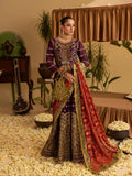 Purple Sara Jahan Rang e Bahar Chiffon Embellished Maxi-SJ-1040
