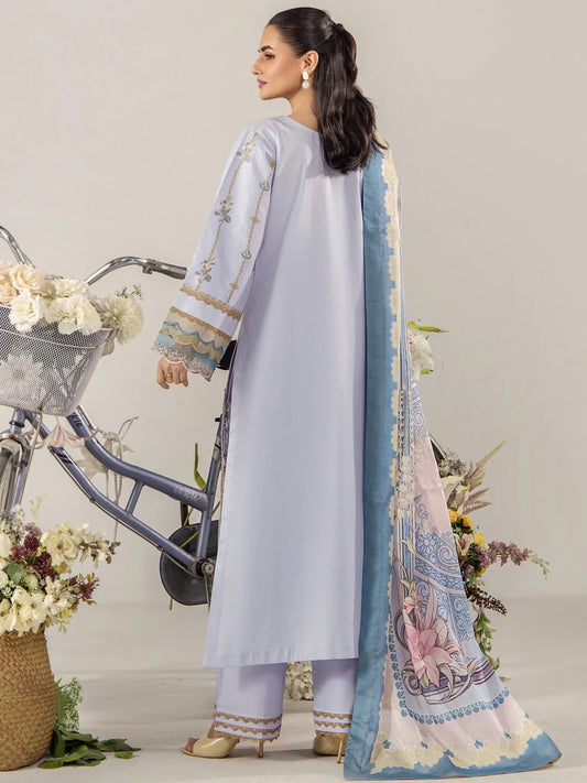Sara Jahan Breeze Lawn'26 Embroidered Stitched 3-Piece Suit-SJ-1090