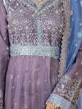 Lilac Sara Jahan Net Embroidered Maxi-SJ-1024