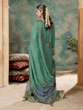 Green Sara Jahan Chiffon Embroidered Sharara-SJ-1022