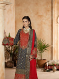 Grey Sara Jahan Chiffon Embellished Sharara-SJ-1030