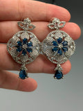 Silver and Blue-Silver and blue-H&A Jewellery Earrings