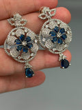 Silver and Blue-Silver and blue-H&A Jewellery Earrings