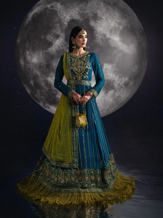 Sara Jahan Chiffon Embroidered Maxi-SJ-1003