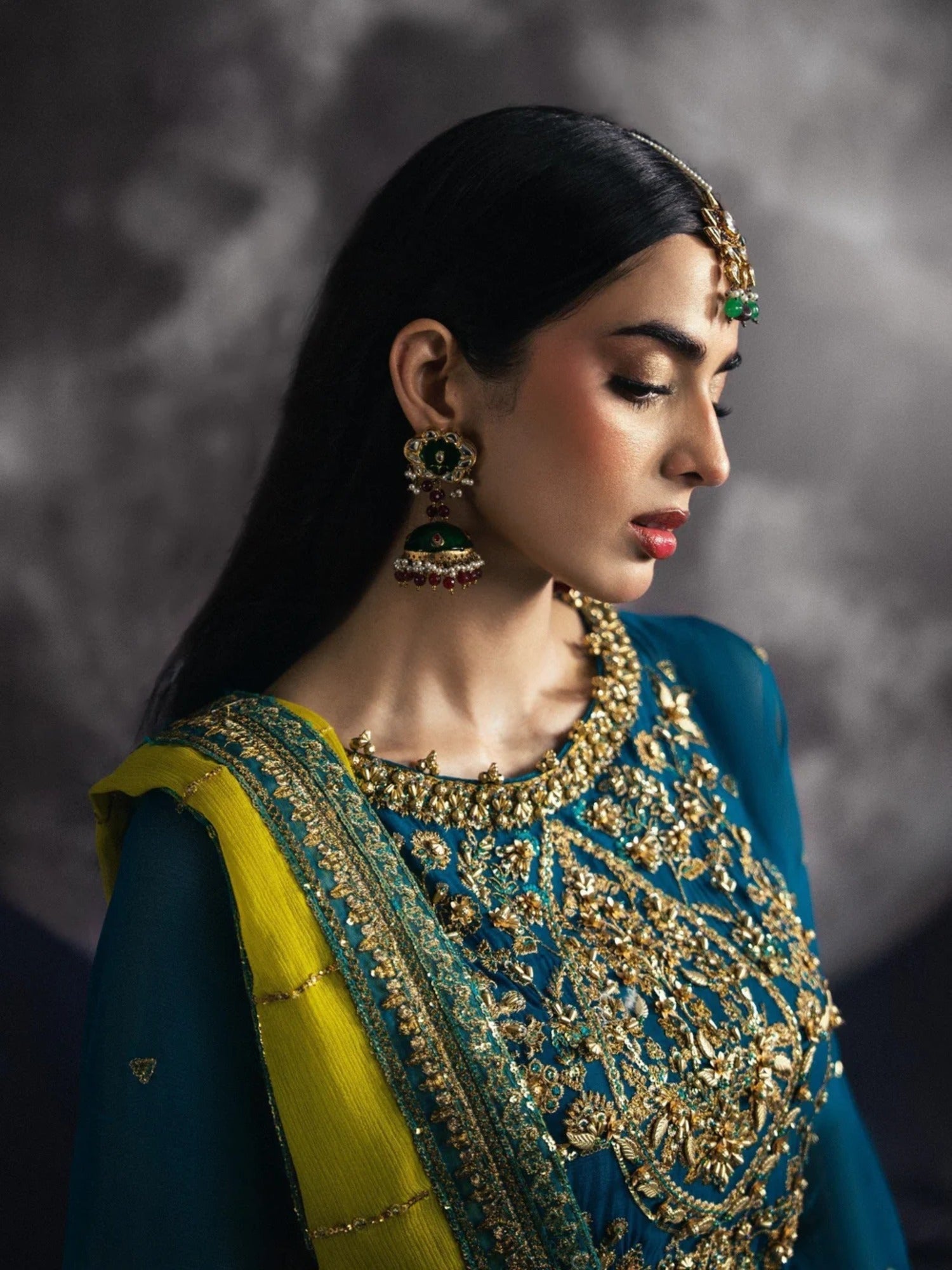 Sara Jahan Chiffon Embroidered Maxi-SJ-1003