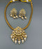 H&A Jewellery Gold-Plated Polki Jewellery Set